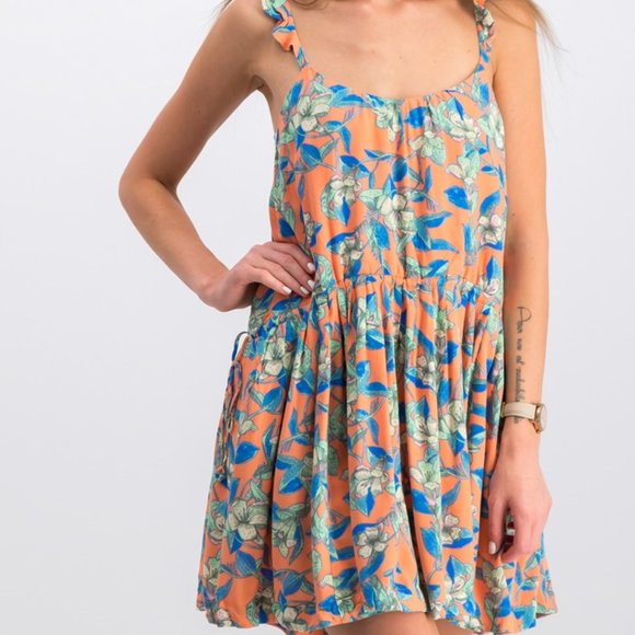 NWT - Free People Dear You Printed Mini Dress, Size L - Picture 3 of 10